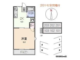 糸井ハイツの物件間取画像